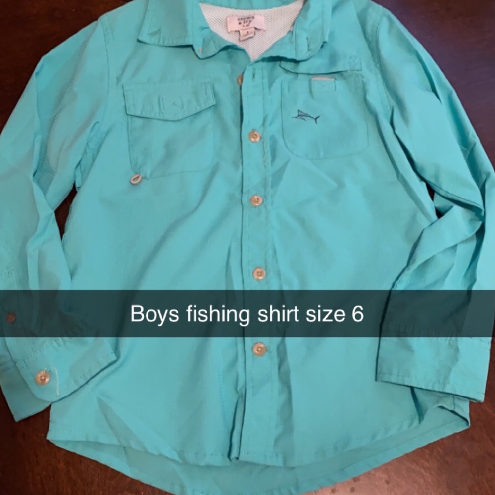 Crown & Ivy fishing shirt BNWOT